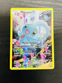 Manaphy XY113 Promo Rare Holo Pokemon Card Near Mint Condition Never Played - Image 2