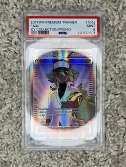 N Full Art PSA 9 Pokemon 2017 XY Premium Trainer Collection Promo 105a Low POP - Image 2
