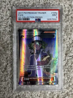 N Full Art PSA 9 Pokemon 2017 XY Premium Trainer Collection Promo 105a Low POP - Image 4
