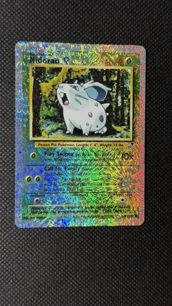 Nidoran F 82/110 2002 Pokemon Legendary Collection Reverse Holo Mint/NM - Image 1