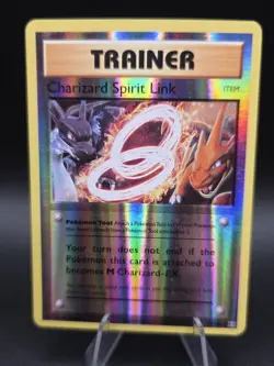 POKEMON CHARIZARD SPIRIT LINK 75/108 REVERSE HOLO XY EVOLUTIONS LP - Image 1