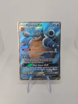 Blastoise GX Sun & Black Star Promo SM189 Heavy Play Pokemon TCG - Image 1