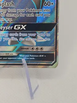 Blastoise GX Sun & Black Star Promo SM189 Heavy Play Pokemon TCG - Image 3