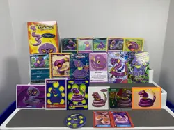 Pokemon Lot of 20 Cards and Stickers All Ekans #23 Ekans Only Pokemon Lot - Image 3