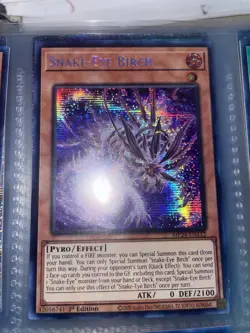 Snake-Eye Birch Prismatic Secret Rare 1st Edition Yugioh - Image 1