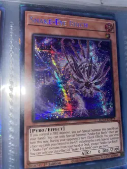 Snake-Eye Birch Prismatic Secret Rare 1st Edition Yugioh - Image 2