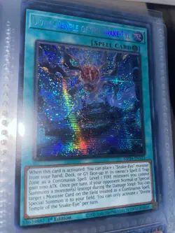 Divine Temple of the Snake-Eye Prismatic Secret Rare 1st Edition Yugioh - Image 1