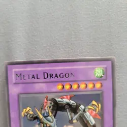 YuGiOh Metal Dragon Legend of Blue Eyes 1st Edition LOB-053 Great Condition NM - Image 3