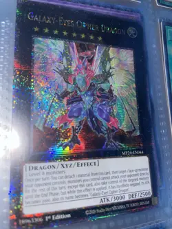 Galaxy-Eyes Cipher Dragon Quarter Century Secret Rare 1st Edition Yugioh - Image 1