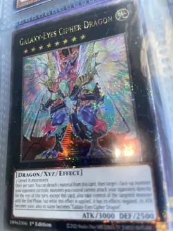 Galaxy-Eyes Cipher Dragon Quarter Century Secret Rare 1st Edition Yugioh - Image 2