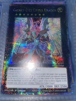 Galaxy-Eyes Cipher Dragon Quarter Century Secret Rare 1st Edition Yugioh - Image 3