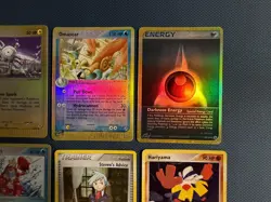 Pokemon Card Lot LP/MP Reverse Holo Ex Sandstorm Cacturne 2/100 Ex Dragon Set - Image 3