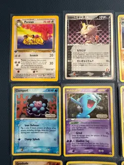 Reverse Holo Stamped Pokemon Card Lot HP/DMG Legend Makers Meowth 059/084 HP/DMG - Image 2