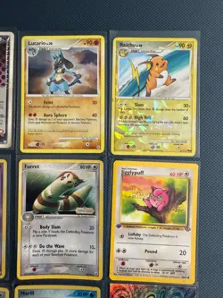 Reverse Holo Stamped Pokemon Card Lot HP/DMG Legend Makers Meowth 059/084 HP/DMG - Image 3