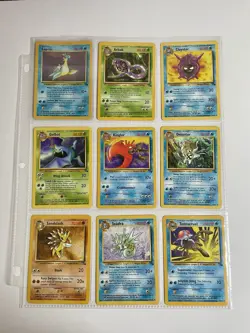 Pokemon Fossil Set Lot 27/62 Vintage WOTC 1999 Cards - Holo, Uncommon & Common - Image 1