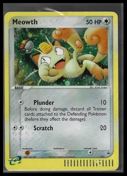 Pokemon TCG English Card Nintendo Black Star Promo 013 Meowth Holo - Image 1