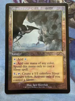 MTG English Sliver Hive (Retro Frame) NM Foil Secret Lair - Image 1