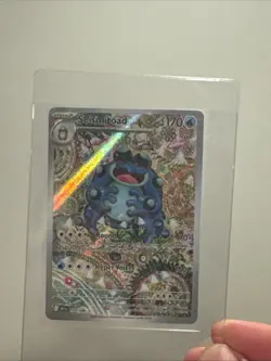 Pokemon TCG Black Bolt Seismitoad Illustration Rare Card 105/086 English Edition - Image 1