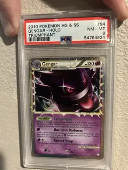 Gengar Prime #94 Ultra rare PSA 8 Triumphant Pokemon Card - Image 1