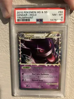 Gengar Prime #94 Ultra rare PSA 8 Triumphant Pokemon Card - Image 2