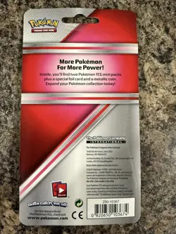 Pokemon Sun & Moon Era 3-card mini pack blister. Sealed w/ Coin, Card & 2 Packs - Image 2
