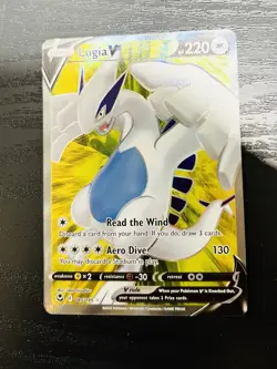 Lugia V 185/195 Rare Holo Pokemon Card Near Mint Condition Never Played - Image 2