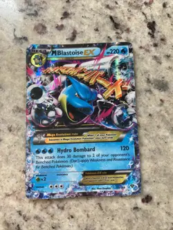 M Blastoise EX XY Evolutions 22/108 Full Art Ultra Rare Pokemon Card Mega - Image 1