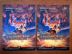 2x Shantotto’s Coercion/Diabolic Intent Showcase Lot MTG Final Fantasy 0034 NM-M - Image 1