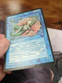 Seasinger Fallen Empires crimp mtg error misprint - Image 1