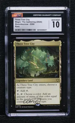 Three Tree City Magic: Bloomburrow BLB CGC 10 Gem Mint - Image 1