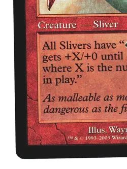 Magic The Gathering MTG - LEGIONS 2003 LGN - #107 Magma Sliver LP NM LOT3 - Image 5