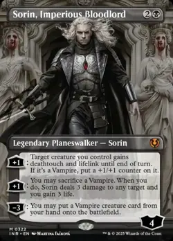 [1x] Sorin, Imperious Bloodlord - Borderless Near Mint, English Innistrad Remast - Image 1