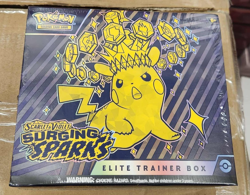 POKEMON TCG - SCARLET & VIOLET - SURGING SPARKS - SEALED ETB ELITE TRAINER BOX - Image 1