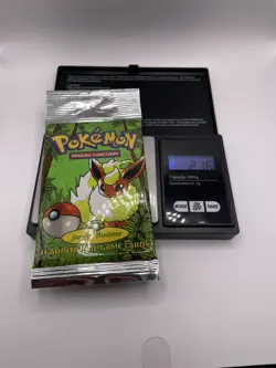 1999 Pokemon Jungle FACTORY SEALED Booster Pack Flareon Art, 21.5g HEAVY HOLO - Image 1
