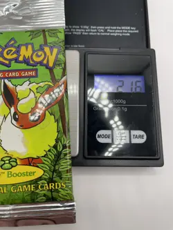 1999 Pokemon Jungle FACTORY SEALED Booster Pack Flareon Art, 21.5g HEAVY HOLO - Image 2