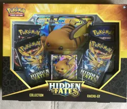 Pokemon Hidden Fates RAICHU GX Collection Box NEW FACTORY SEALED - Image 1