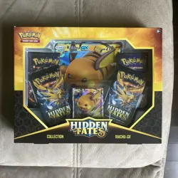 Pokemon Hidden Fates RAICHU GX Collection Box NEW FACTORY SEALED - Image 2