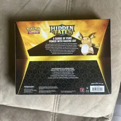 Pokemon Hidden Fates RAICHU GX Collection Box NEW FACTORY SEALED - Image 4
