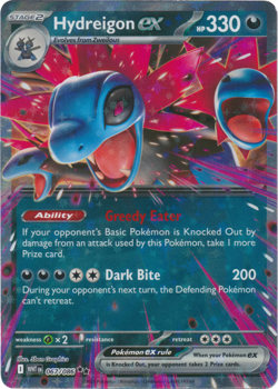 Hydreigon ex 067/086 Black Bolt White Flare Pokemon TCG Ultra Rare - Image 1