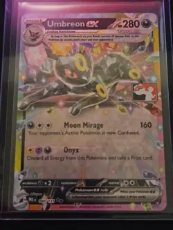 Play! Pokemon Prize Pack Series 7 Prismatic Evolutions 060/131 Umbreon ex MINT - Image 1