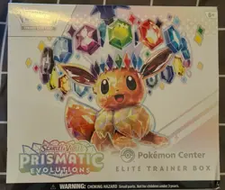 PRISMATIC EVOLUTIONS Pokemon Center Exclusive ETB Elite Trainer Box - Sealed - Image 1