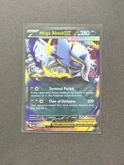 Mega Absol ex 086/132 English Double Rare Pokemon Mega Evolution - PACK FRESH - Image 1