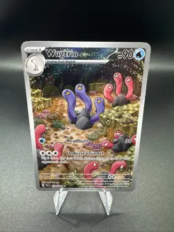 Wugtrio 224/091 Scarlet & Violet: Paldean Fates Illustration Rare - Image 1