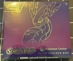 Scarlet and Violet Base Set Pokemon Center Exclusive ETB (Miraidon) - Image 1