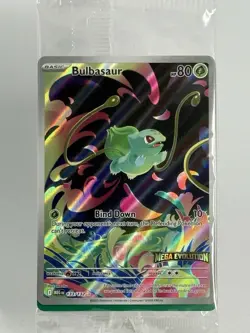 Pokemon Bulbasaur 133/132 Mega Evolution Stamped Promo Sealed Package - Image 1