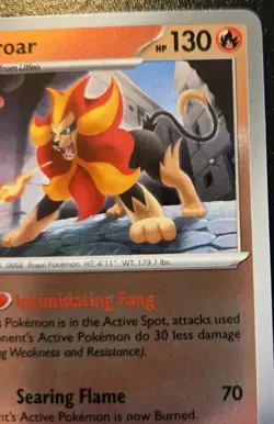 Pyroar 024/132 Reverse Holo Uncommon Mega Evolution Pokemon TCG - Image 3