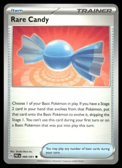 2024 Scarlet & Violet Series - Paldean Fates Rare Candy Common #89 - Image 1