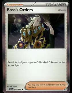 2023 Scarlet & Violet Series - Paldea Evolved Boss's Orders [Ghetsis] Rare #172 - Image 1