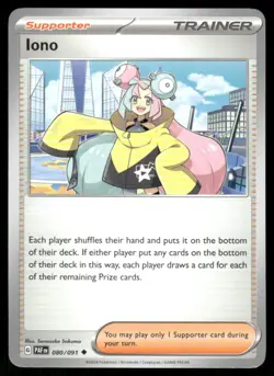 2023 Scarlet & Violet Series - Paldea Evolved Iono Uncommon #185 - Image 1