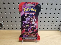 Pokemon TCG Destined Rivals Booster Pack Sleeved English Factory Sealed T Rocket - Image 1
